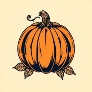 Pixel Art Pumpkin Tattoo