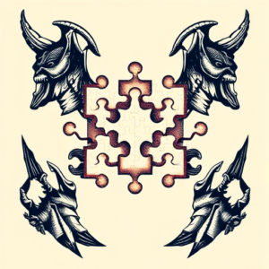 Pixel Art Puzzle Tattoo