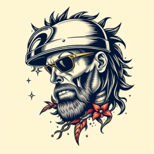 Pixel Art Rockstar Tattoo