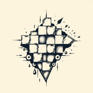 Pixel Art Scale Tattoo