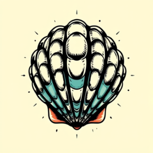 Pixel Art Shellback Tattoo