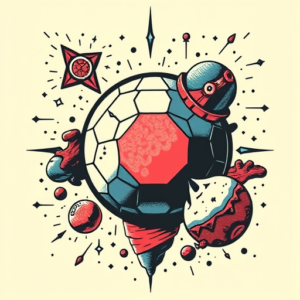 Pixel Art Space Tattoo