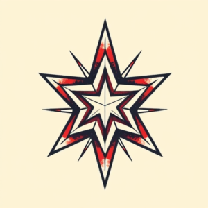 Pixel Art Star Tattoo