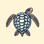 Pixel Art Turtle Tattoo