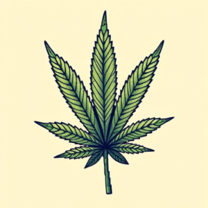 Pixel Art Weed Tattoo
