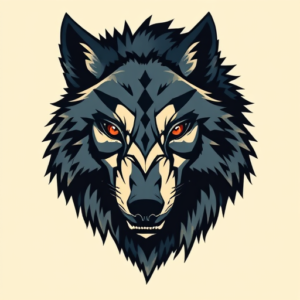 Pixel Art Werewolf Tattoo