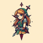 Pixel Art Zelda Tattoo