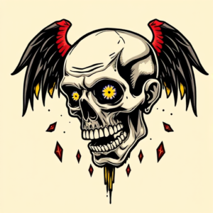 Pixel Art Zombie Tattoo