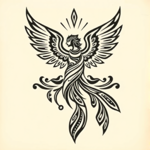 Polynesian Angel Tattoo