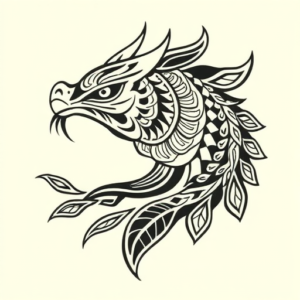 Polynesian Animal Tattoo