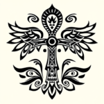 Polynesian Ankh Tattoo