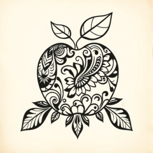 Polynesian Apple Tattoo