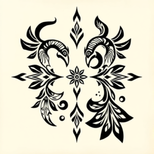 Polynesian Aries Tattoo