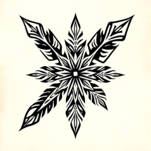 Polynesian Arrowhead Tattoo
