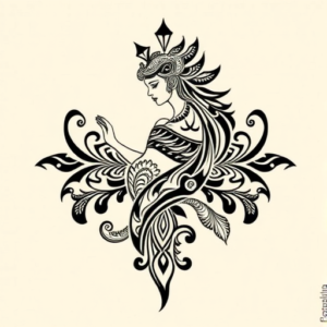 Polynesian Artemis Tattoo