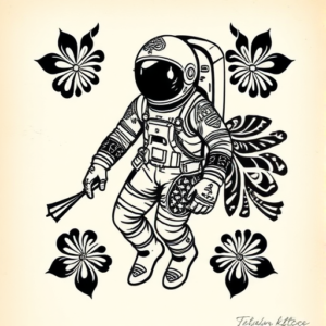 Polynesian Astronaut Tattoo