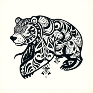 Polynesian Bear Tattoo