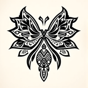 Polynesian Bow Tattoo