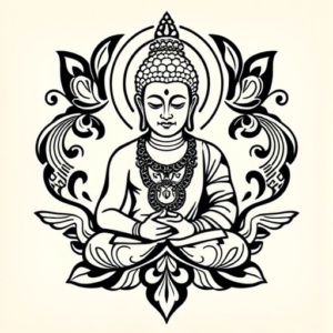 Polynesian Buddha Tattoo