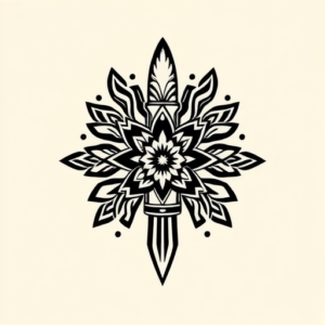 Polynesian Bullet Tattoo