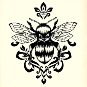 Polynesian Bumblebee Tattoo