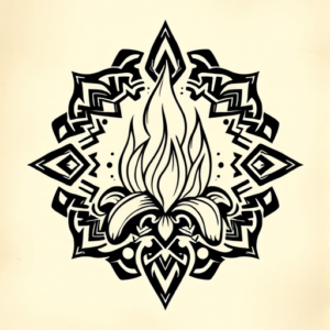 Polynesian Campfire Tattoo