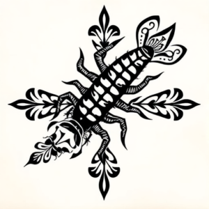 Polynesian Centipede Tattoo
