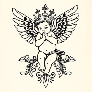 Polynesian Cherub Tattoo
