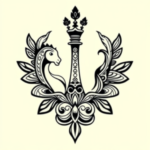 Polynesian Chess Tattoo