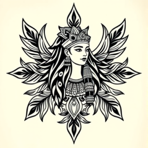 Polynesian Cleopatra Tattoo