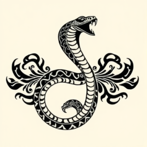 Polynesian Cobra Tattoo