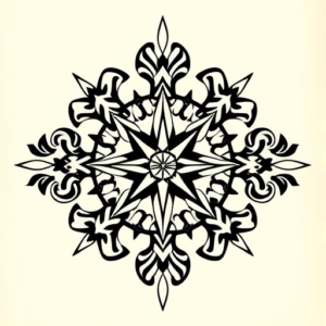 Polynesian Compass Tattoo