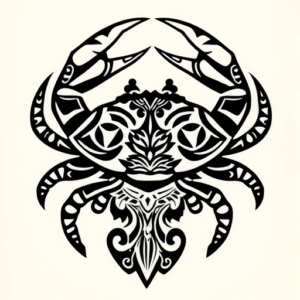 Polynesian Crab Tattoo