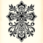 Polynesian Cross Tattoo