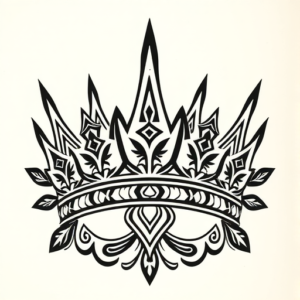 Polynesian Crown Tattoo
