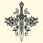 Polynesian Dagger Tattoo