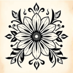 Polynesian Daisy Tattoo