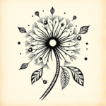 Polynesian Dandelion Tattoo