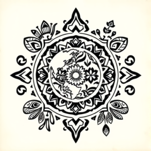 Polynesian Earth Tattoo