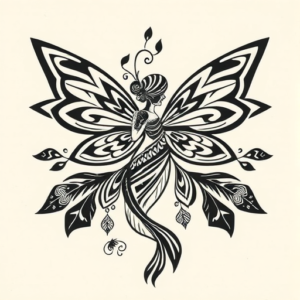Polynesian Fairy Tattoo