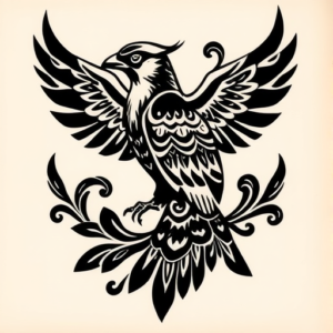 Polynesian Falcon Tattoo