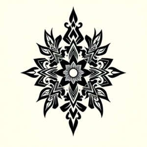 Polynesian Fenrir Tattoo