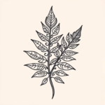 Polynesian Fern Tattoo