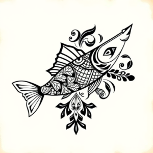 Polynesian Fishing Tattoo