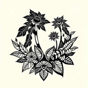 Polynesian Forest Tattoo