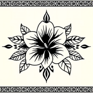 Polynesian Gardenia Tattoo