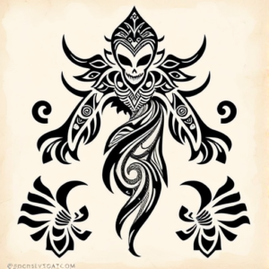 Polynesian Ghost Tattoo
