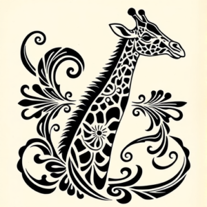 Polynesian Giraffe Tattoo