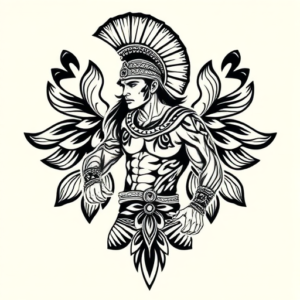 Polynesian Gladiator Tattoo