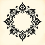 Polynesian Halo Tattoo